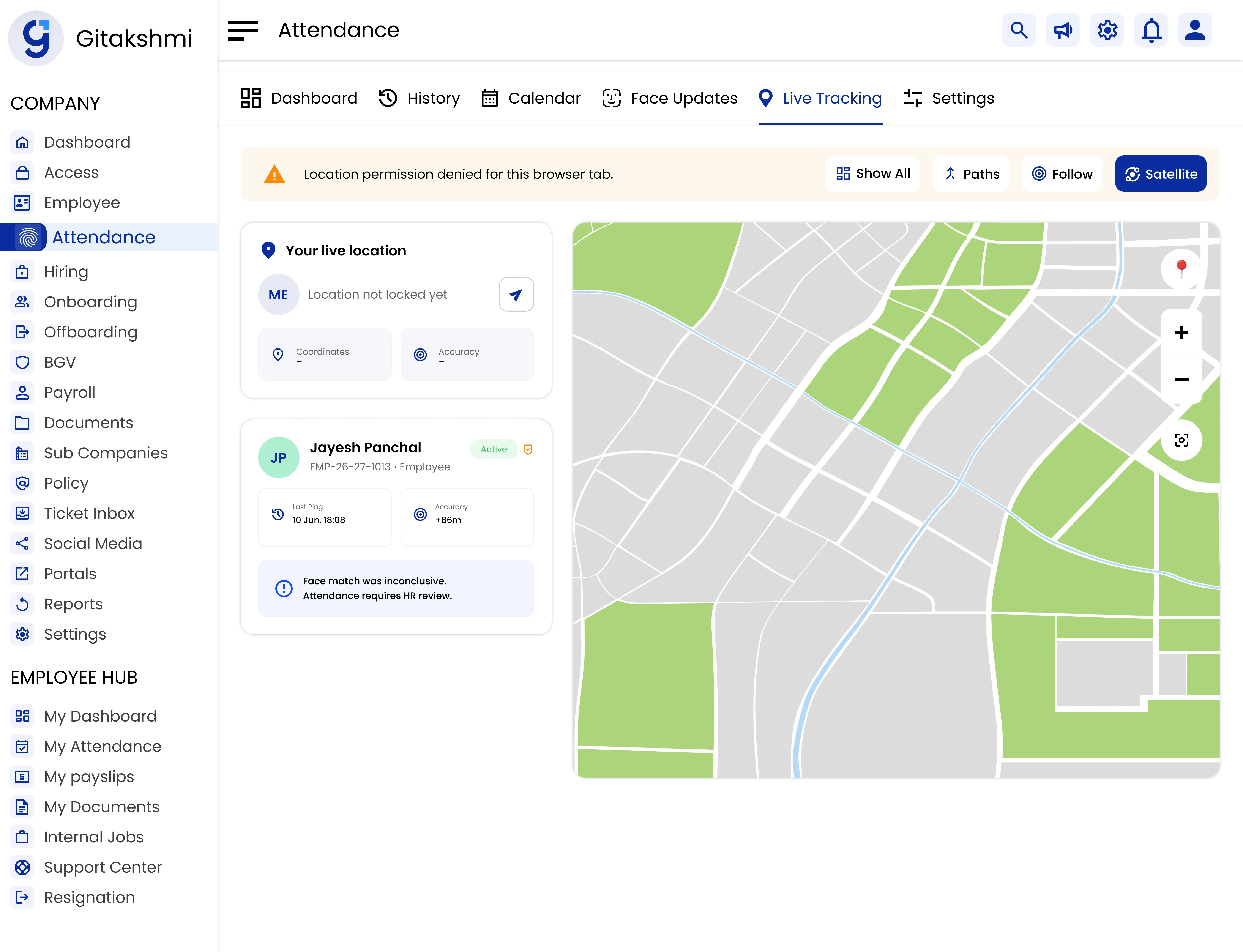 Live Tracking